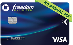 Chase Freedom Unlimited Card banner